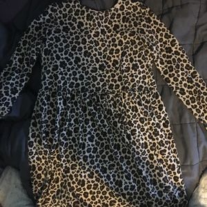 Girls Cheetah print dress